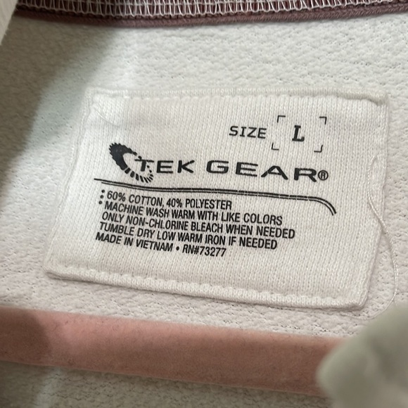Tek Gear zip up jacket size L - Picture 2 of 4